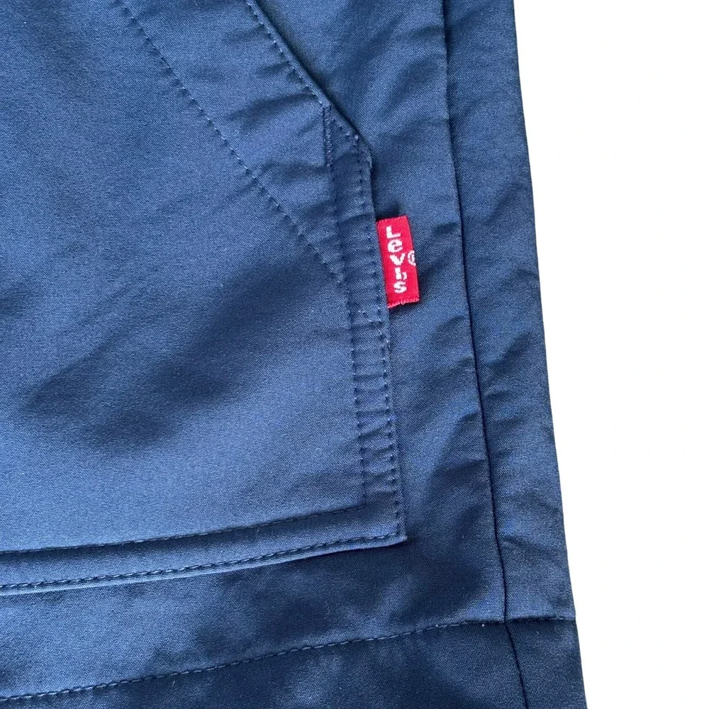 Levi's Salida Soft Shell Hoodie Jacket Sz M Blue‎ Casual Normcore Breathable
